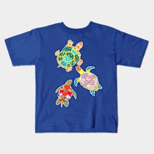 Turtle Family Kids T-Shirt